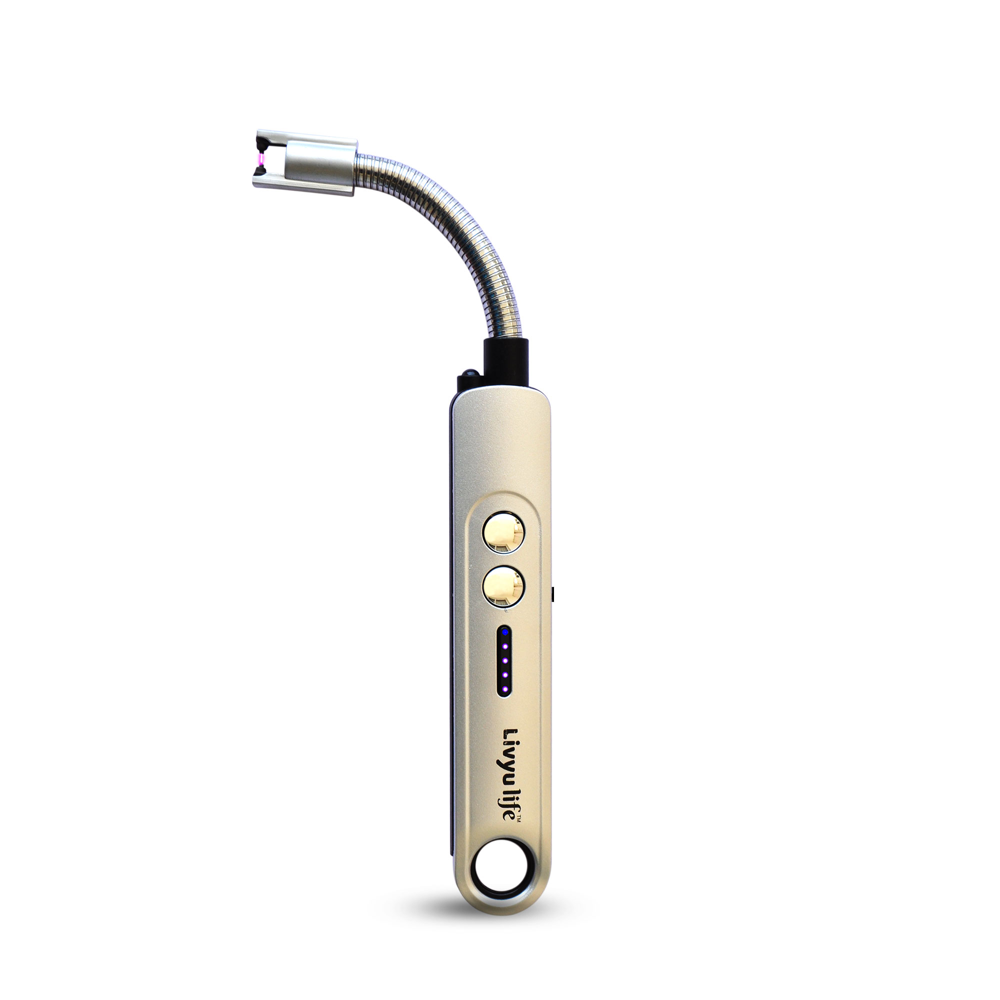 Buy Livyu Life Silver Arc Plasma Candle Lighter Online ₹1099 from
