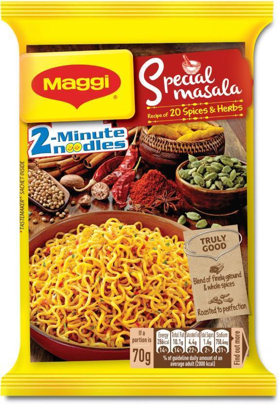 Buy Maggi 2 Minute Special Masala Instant Noodles Vegetarian 70 G