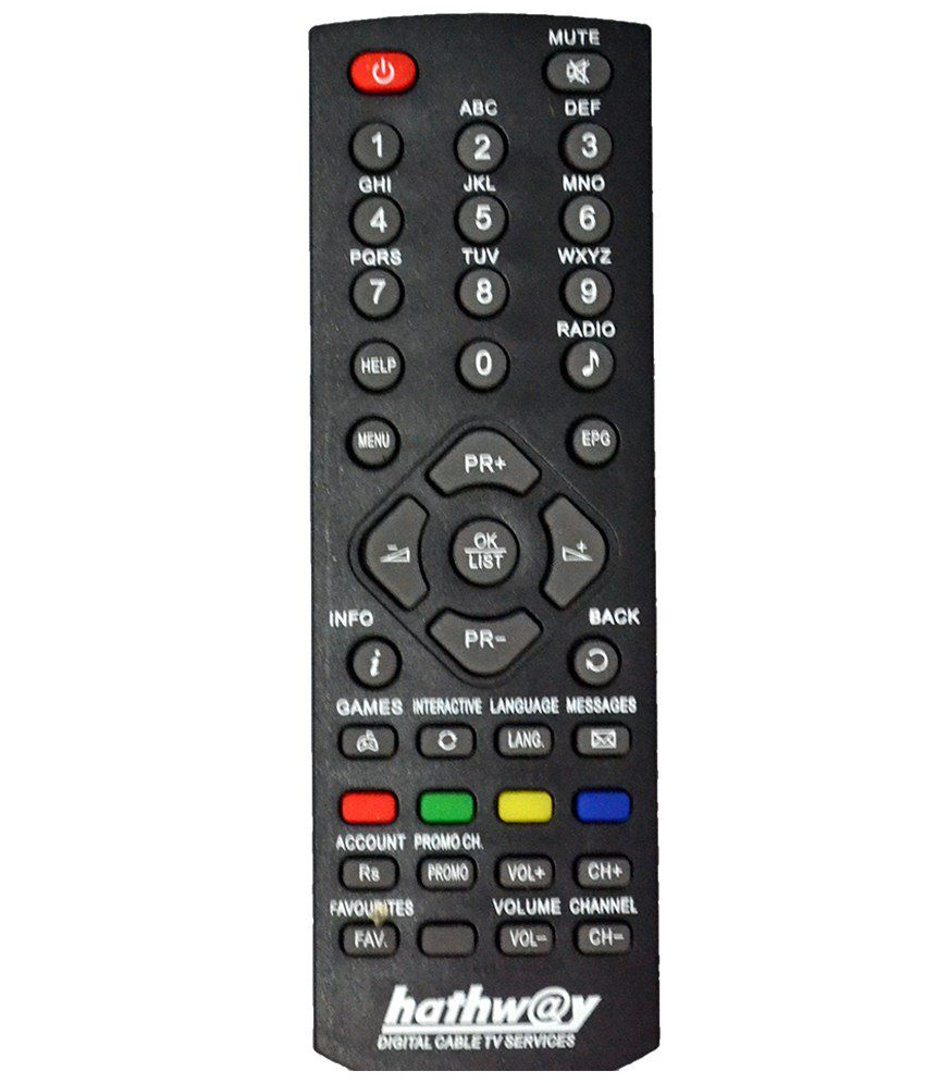 Buy Ritebuy Hathway Sd02 Settop Box Remote Control Online ₹299 from
