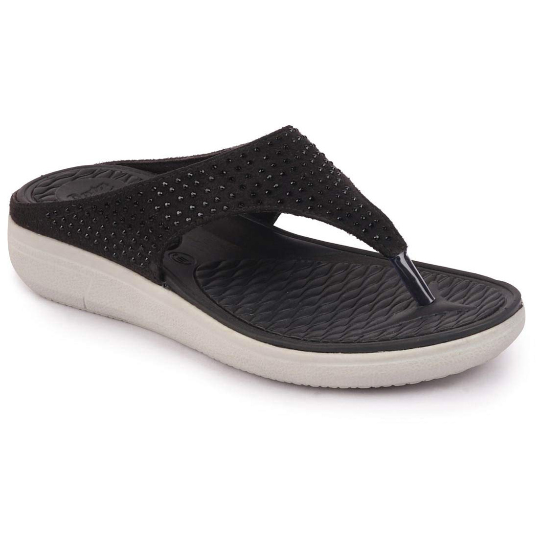 womens black casual slip ons