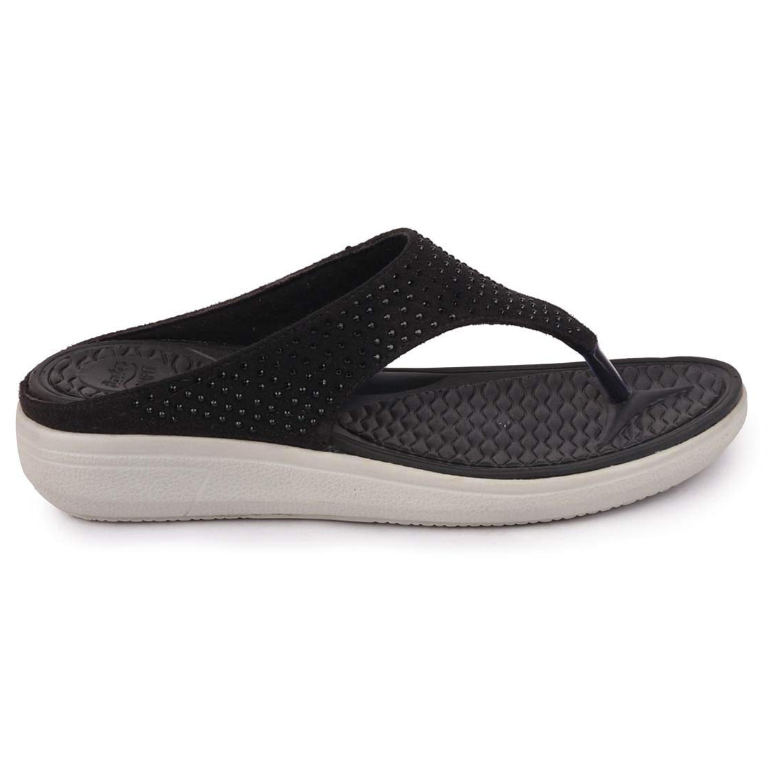 womens black casual slip ons