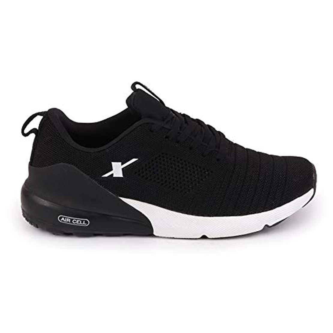 Buy Sparx Men's Black Lace Up Running Shoes Online @ ₹1699 from ShopClues