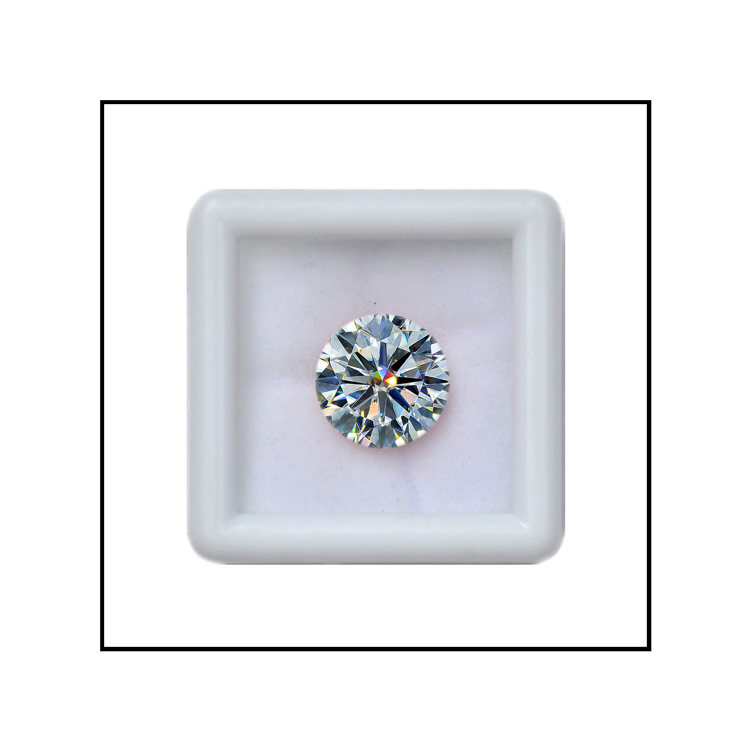 Buy R.K Gems/Original White Diamond Gemstone (Zircon) Online ₹349