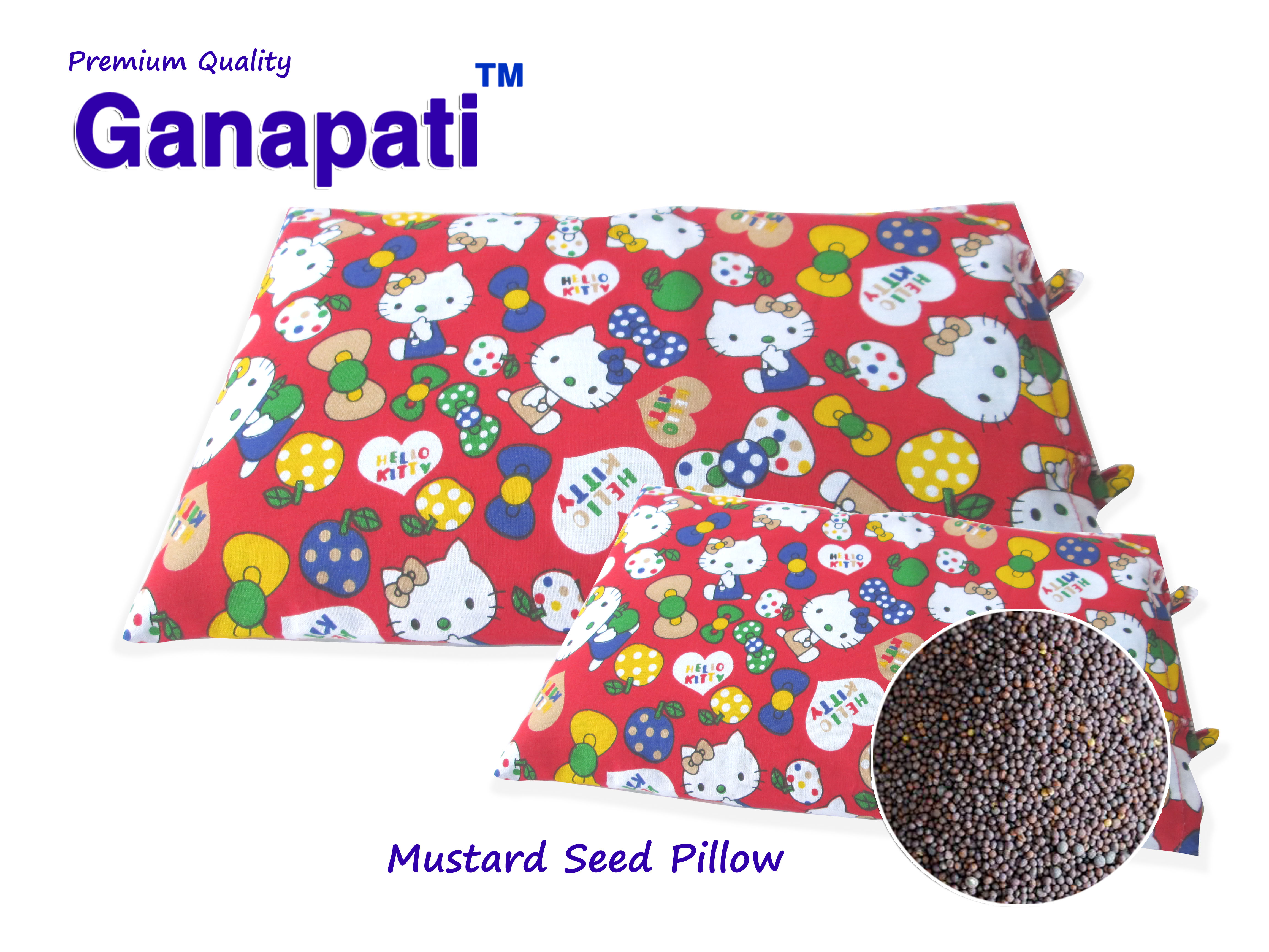 Buy Ganapati Mustard Pillow for New Born Baby Head Shaping Pillow