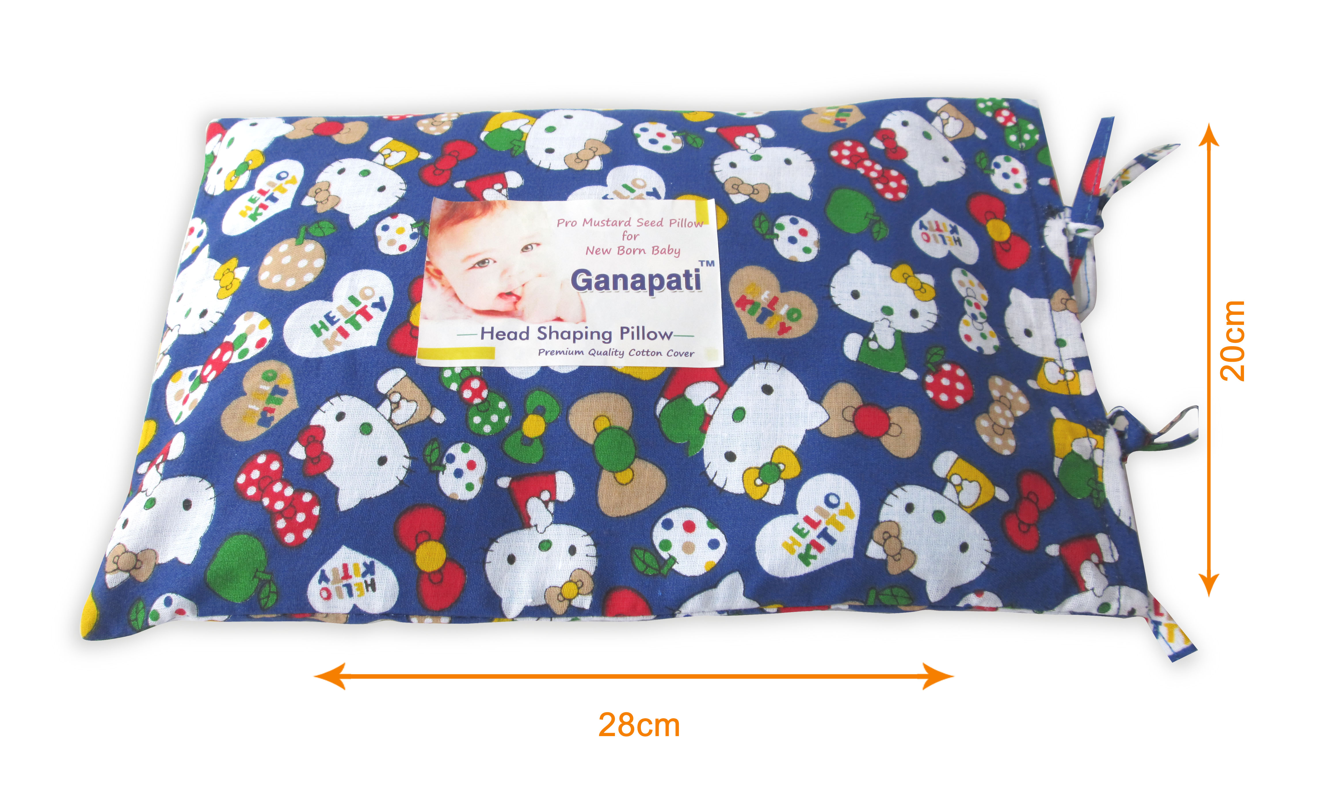 Buy Mustard Pillow for New Born Baby Small Head Shaping Pillow for Baby