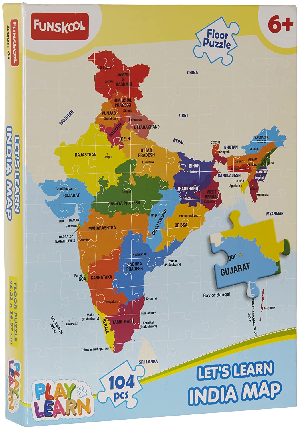 Buy lets learn the india map Online @ ₹189 from ShopClues