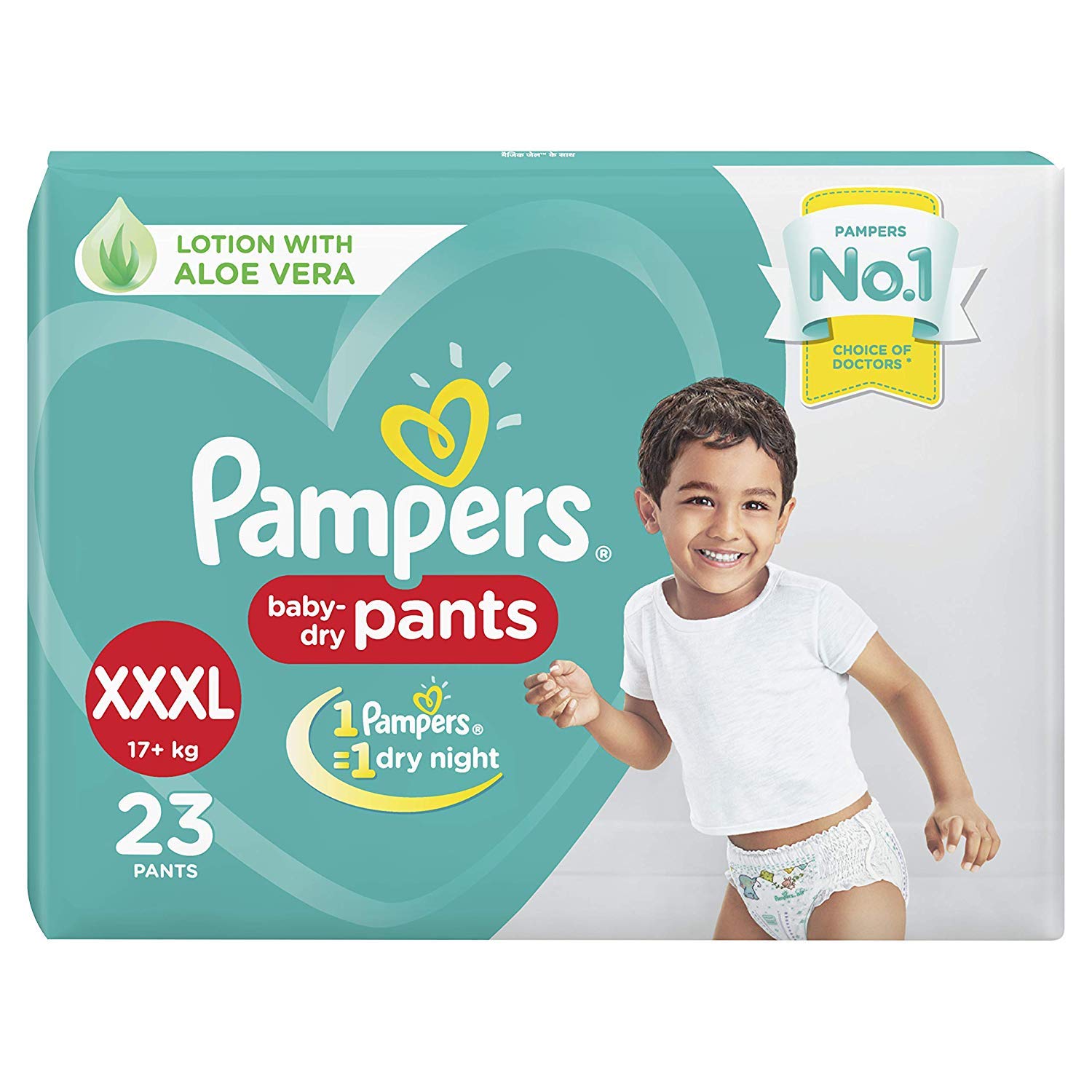 Buy Pampers New Diaper Pants, XXXL , (23 Count) Online @ ₹1595 from ...