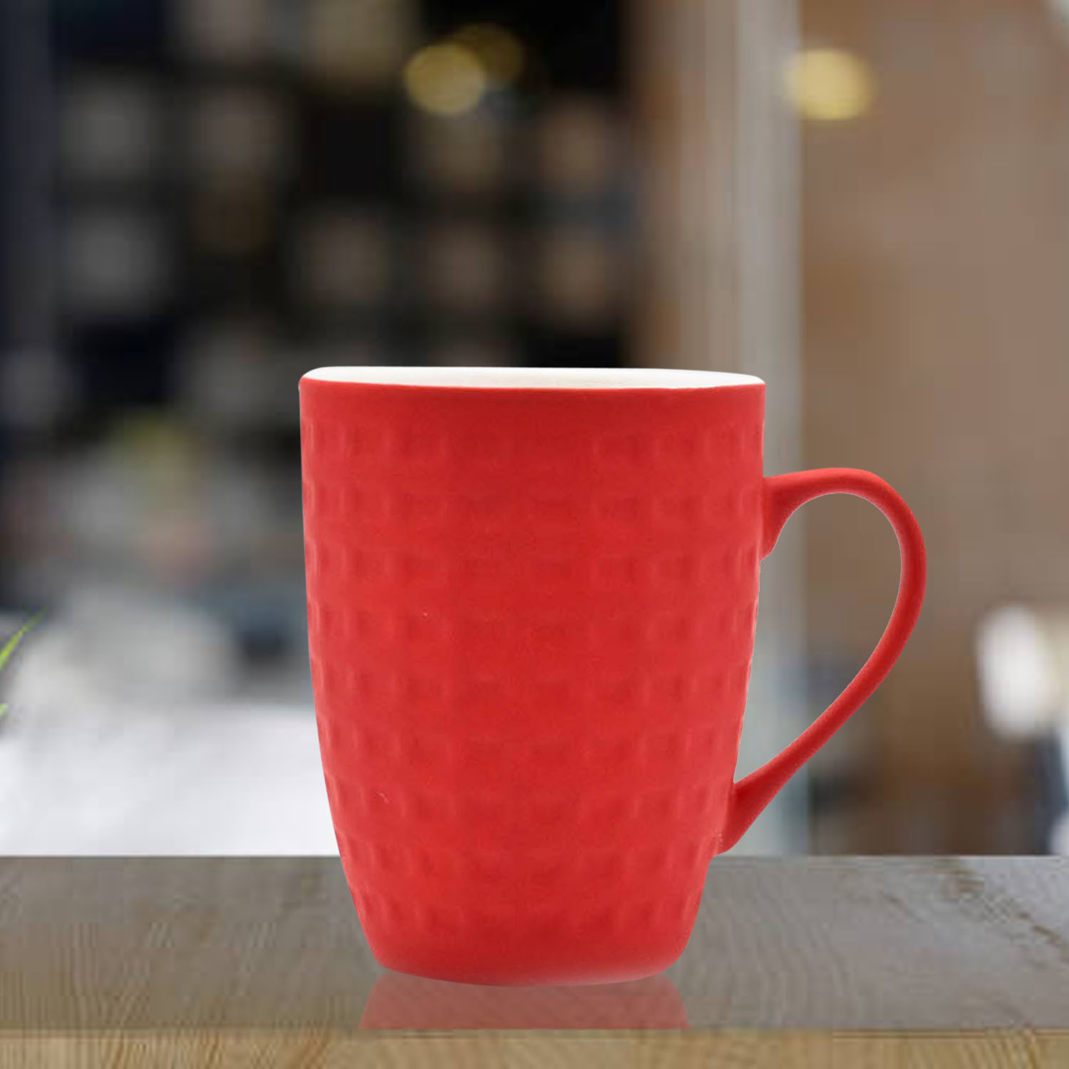 Buy Smooth Finish Patterned Coffee Mugs - (Red) Online @ ₹325 from ...