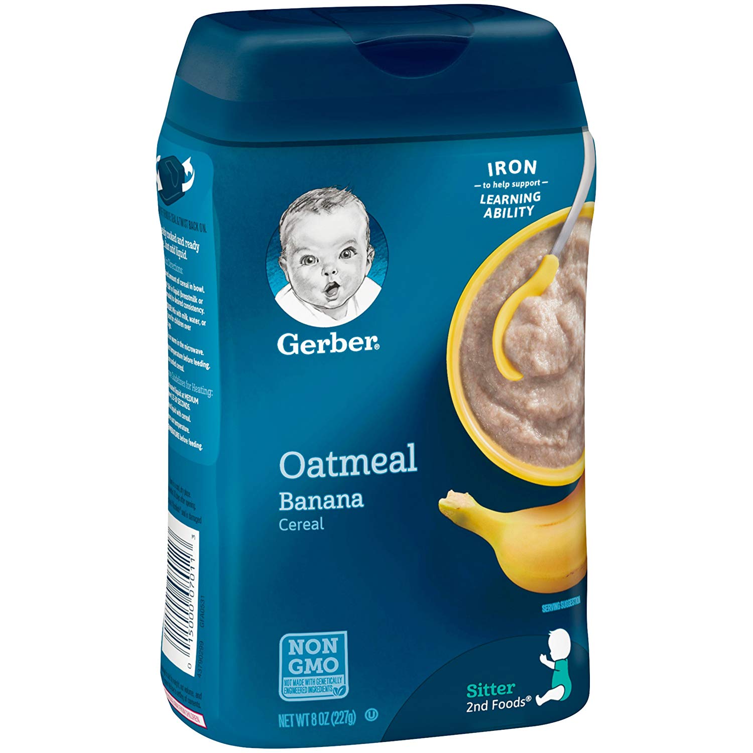 Buy Gerber Oatmeal Banana Cereal - 227g (8oz) Online @ ₹925 from ShopClues