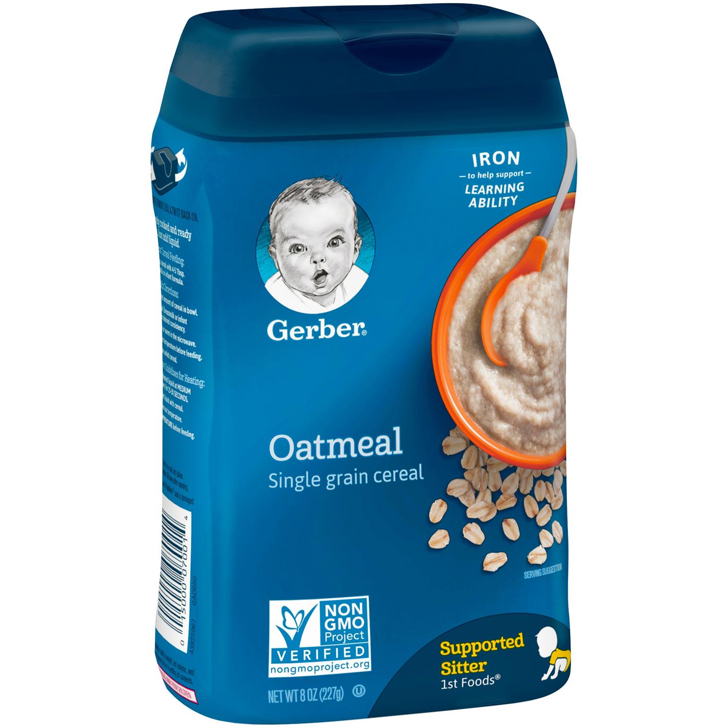 Buy Gerber Oatmeal Cereal - 227g (8oz) Online @ ₹895 from ShopClues