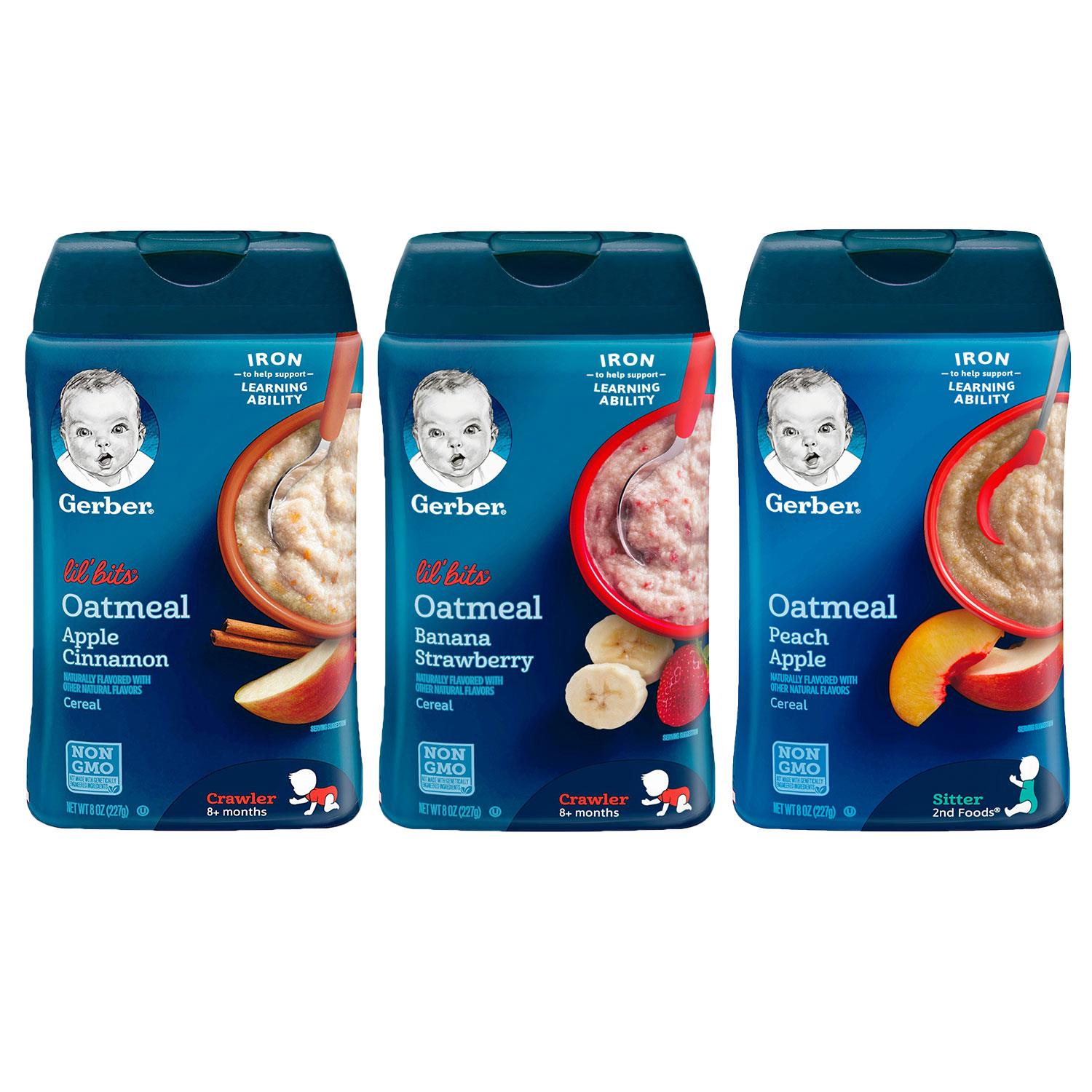 Buy Gerber Cereal Combo 227g (8oz) (Pack of 3) - Assorted Options 24