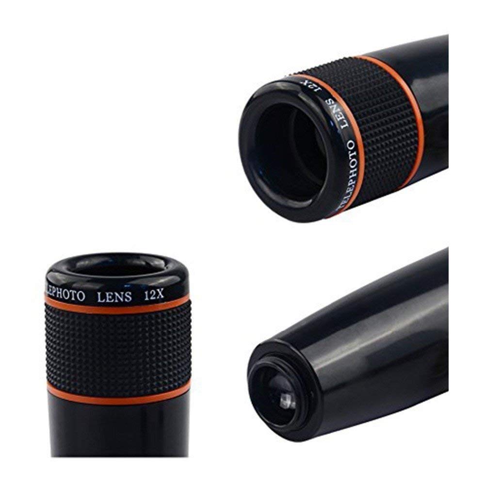 Buy Telescope Lens kit for All Mobile Camera with 12x Zoom DSLR Blur