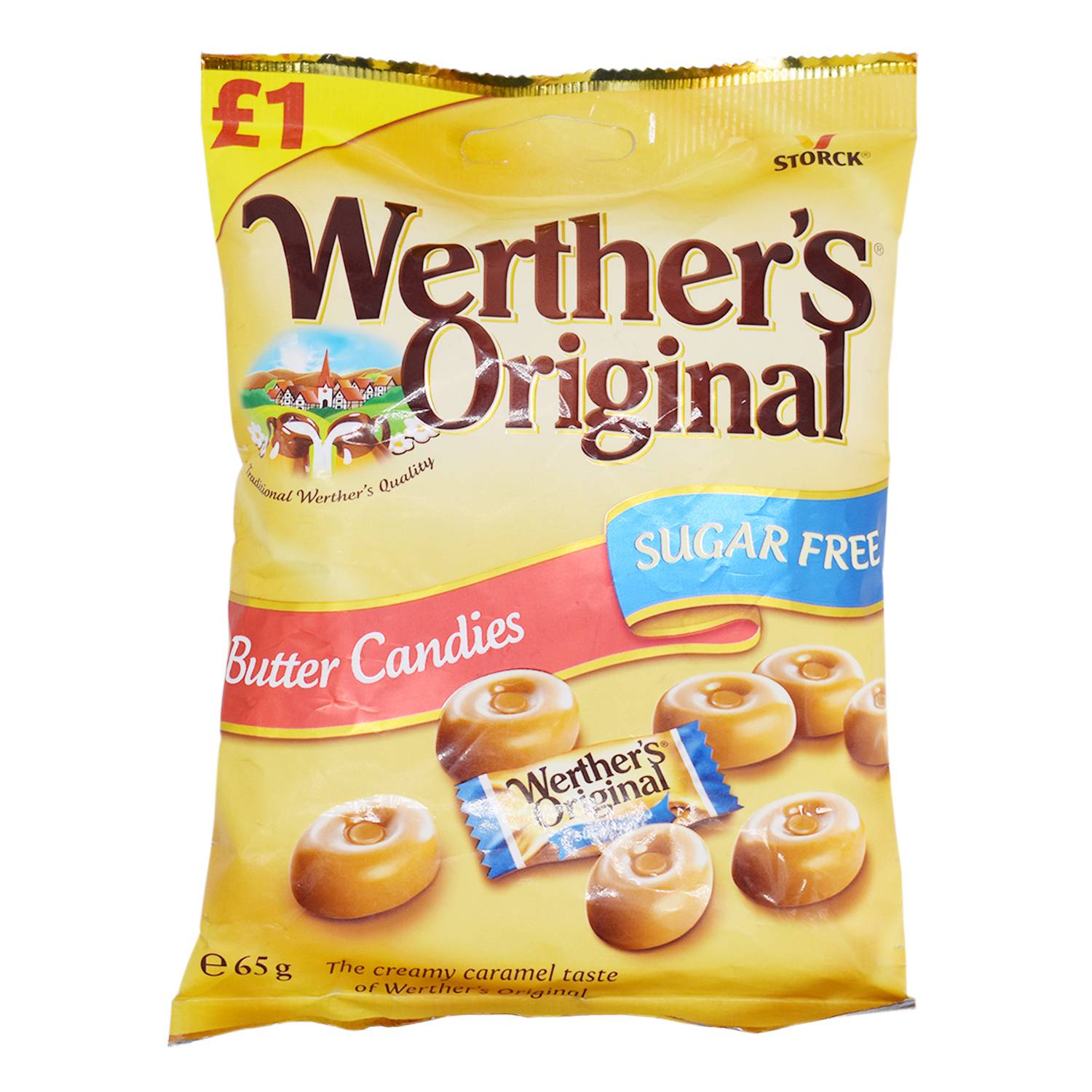 Buy Werther's Original Sugar Free Butter Candies - 65g Online @ ₹450 ...