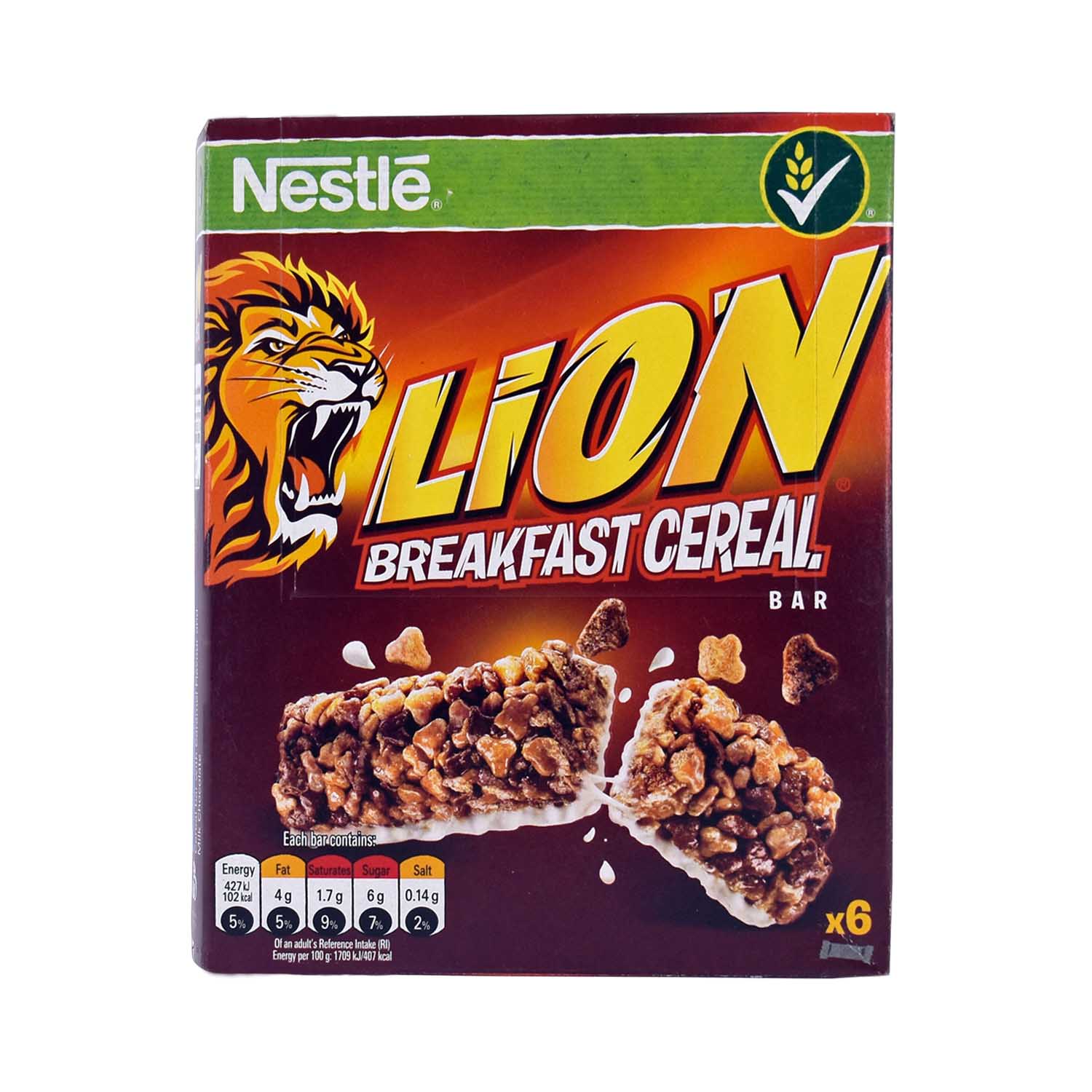 Buy Nestle Lion Breakfast Cereal Bar 150g (6x25g) Online ₹750 from