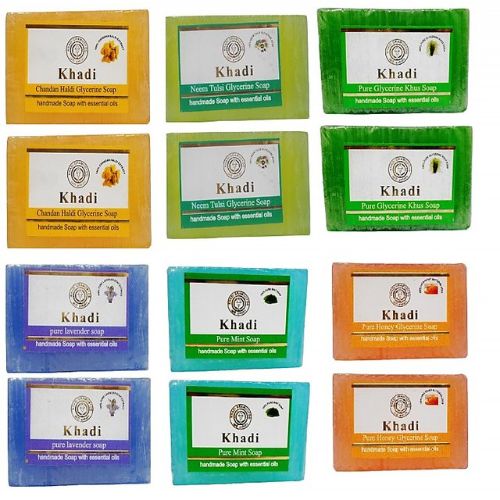 Buy Khadi Handmade Soap Selection Pack Online ₹239 from ShopClues