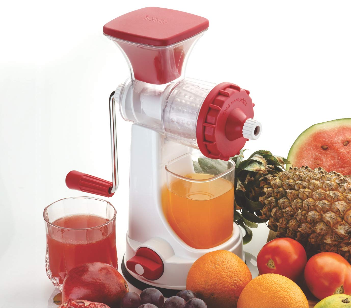 Buy Summer Special Plastic Manual Fruits and Vegetable Juicer with