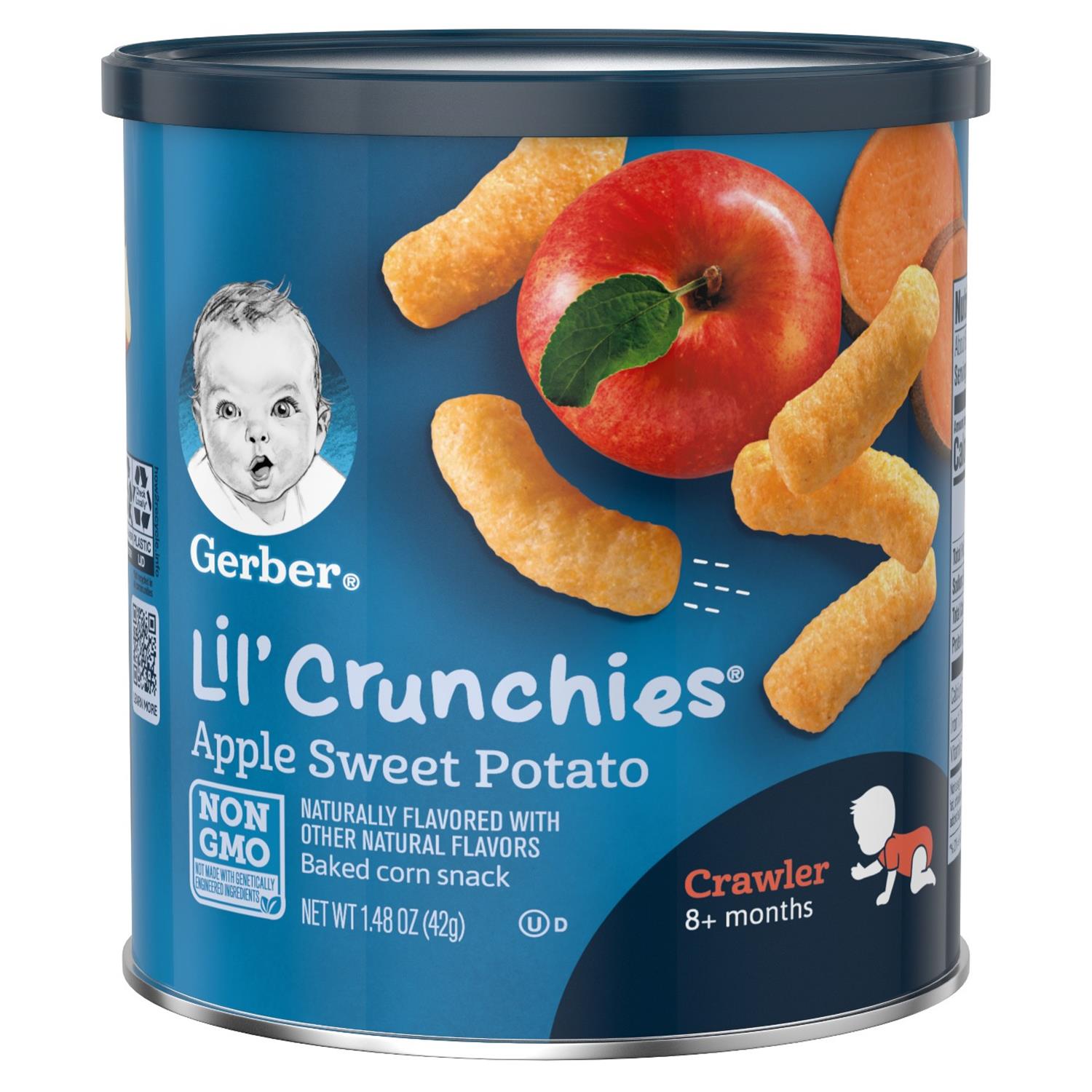 Buy Gerber Lil' Crunchies 42g (1.48oz) - Apple Sweet Potato Online ...