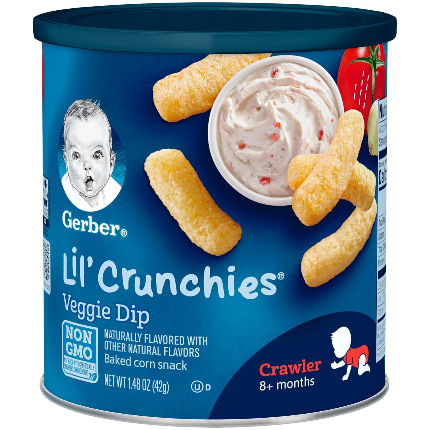 Buy Gerber Lil' Crunchies 42g (1.48oz) - Veggie Dip Online @ ₹595 from ...