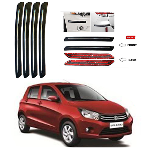 Buy feelitson Car Bumper Protector Safety Guard Single Chrome Silver