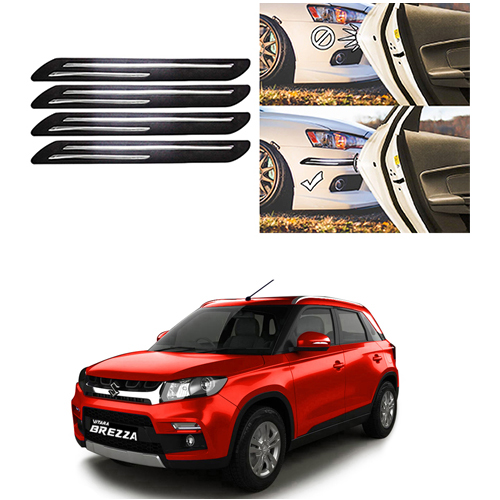 Buy feelitson Car Bumper Protector Safety Guard Double Chrome Silver