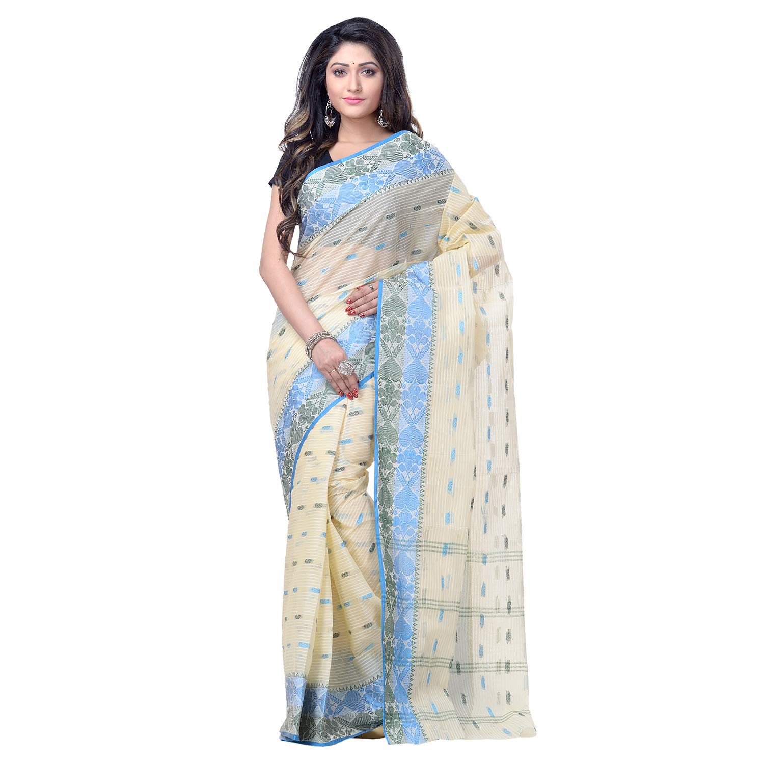 Buy Desh Bidesh Women Pure Bengal Tant Traditional Handloom Bengali ...