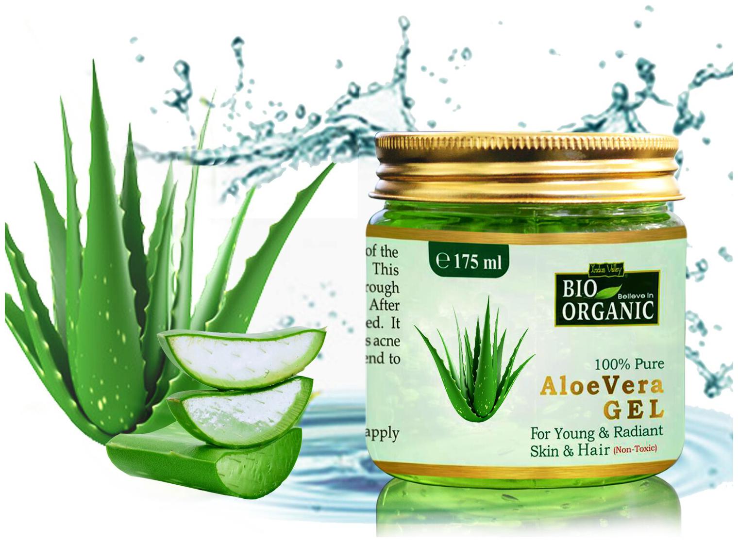 Buy Indus Valley Bio Organic 100 Pure Aloe Vera Gel For Anti Aging Acne Pimples Prone Treatments 1458