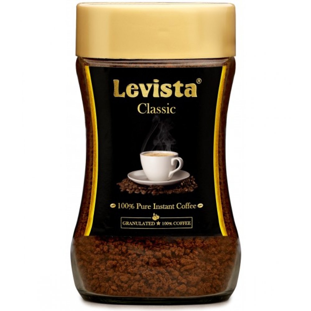 Buy Levista Classic Pure Instant Coffee Jar, 100g Online ₹260 from