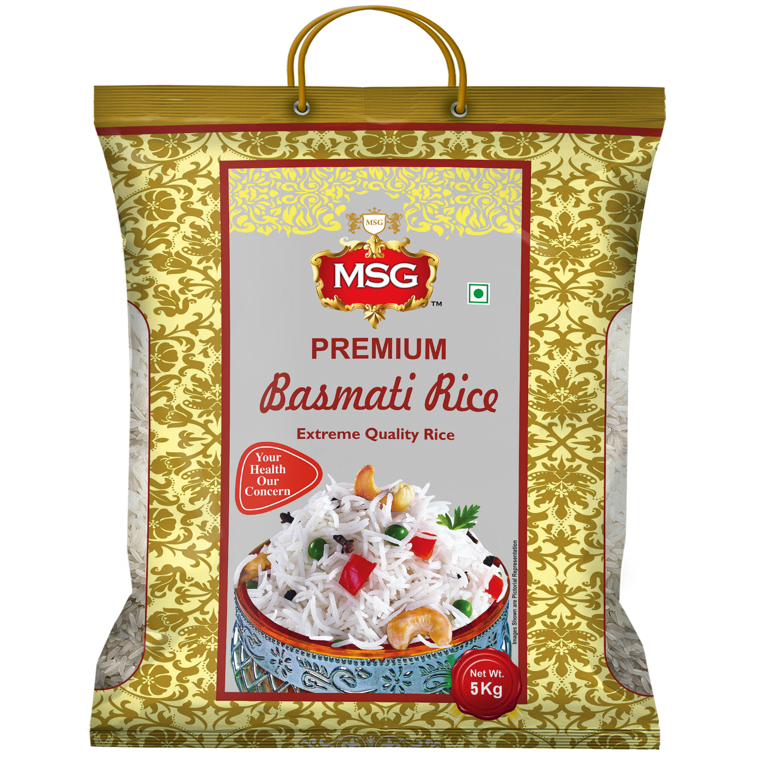 Buy MSG Premium Basmati Rice (Long Grain) 5kg Online ...