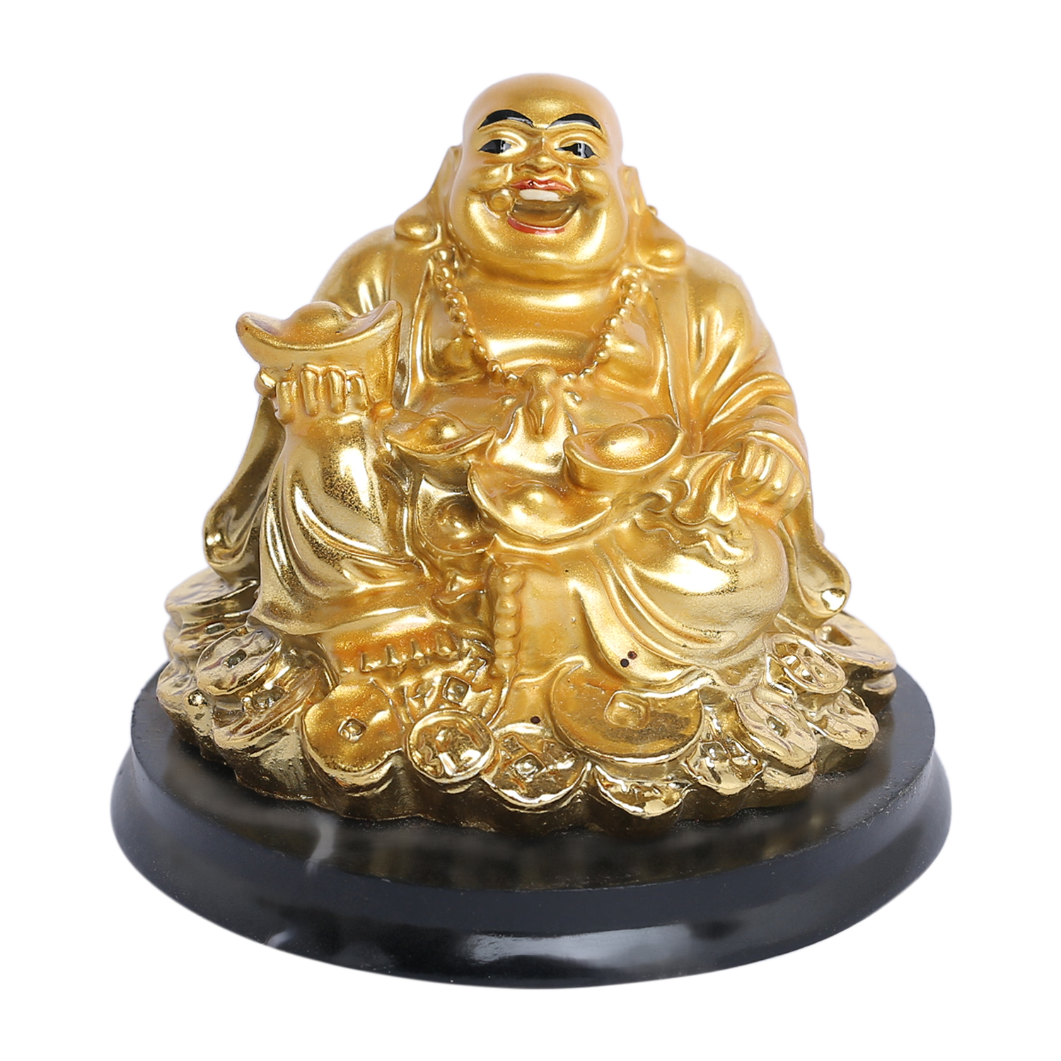 Buy Crystal Products Coin Laffing buddha Small Murti For Home Office Or ...