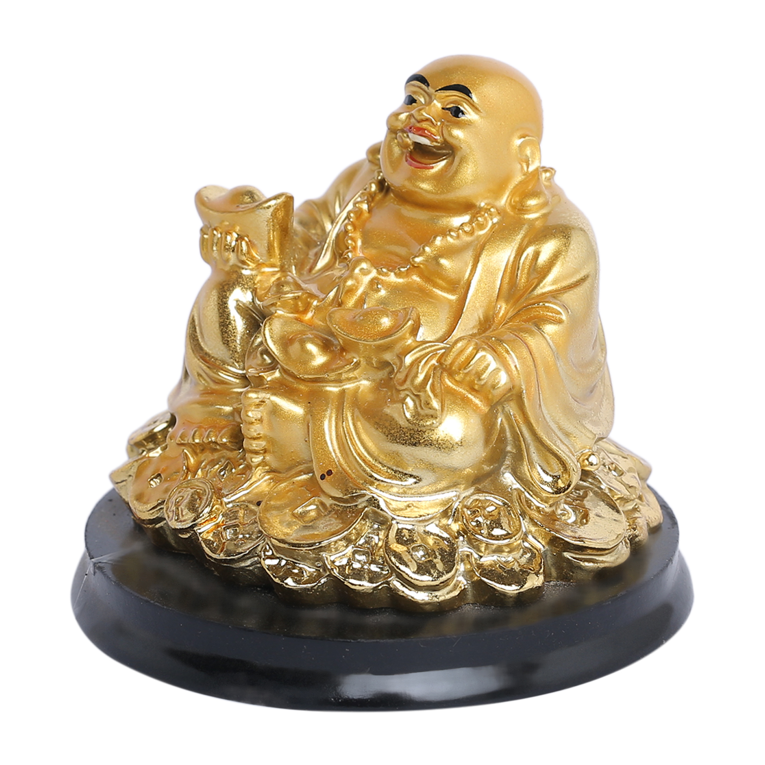 Buy Crystal Products Coin Laffing buddha Small Murti For Home Office Or ...