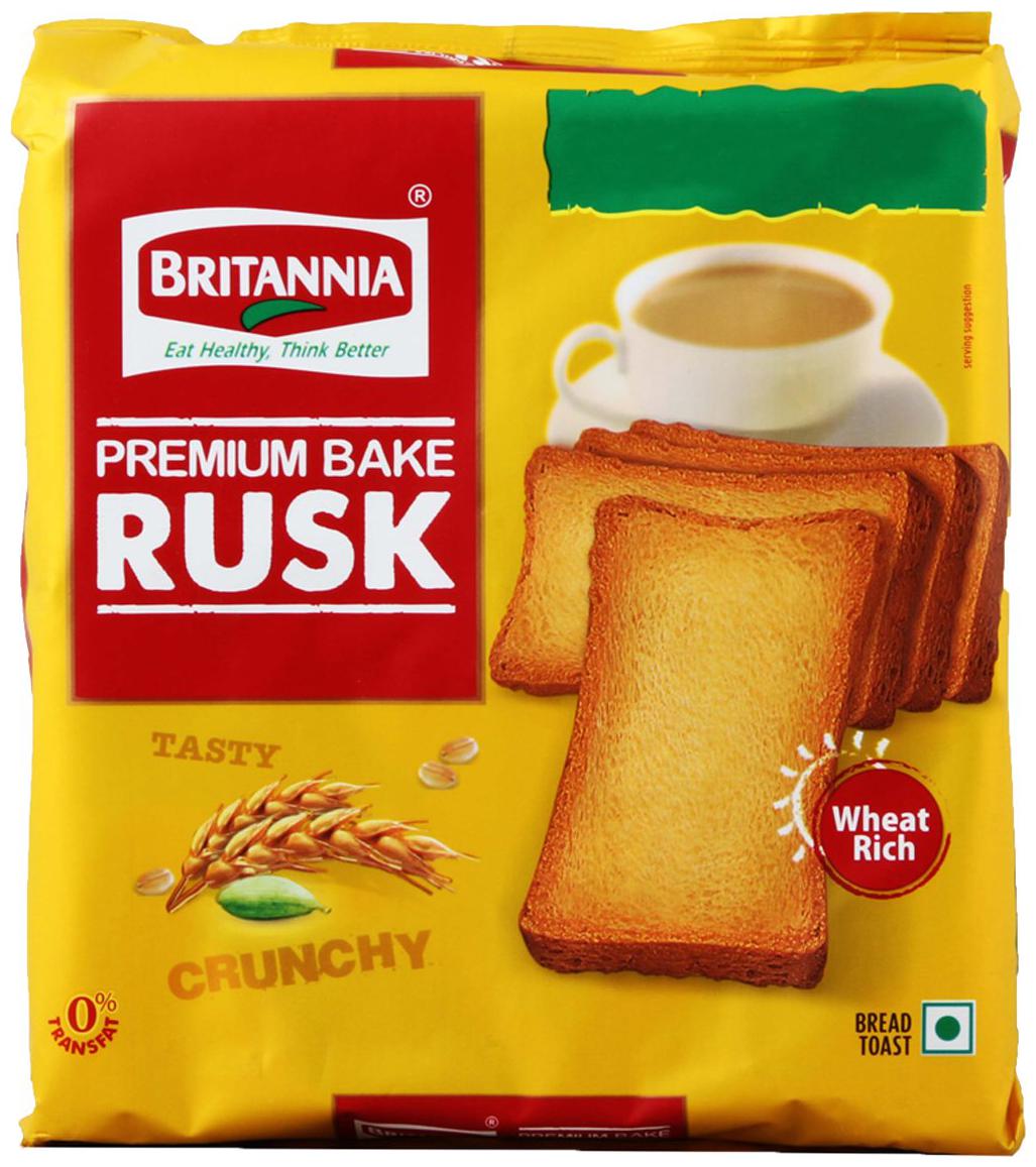 Buy Britannia-Premium Bake Rusk Bread Toast-200 G Online @ ₹30 from ...