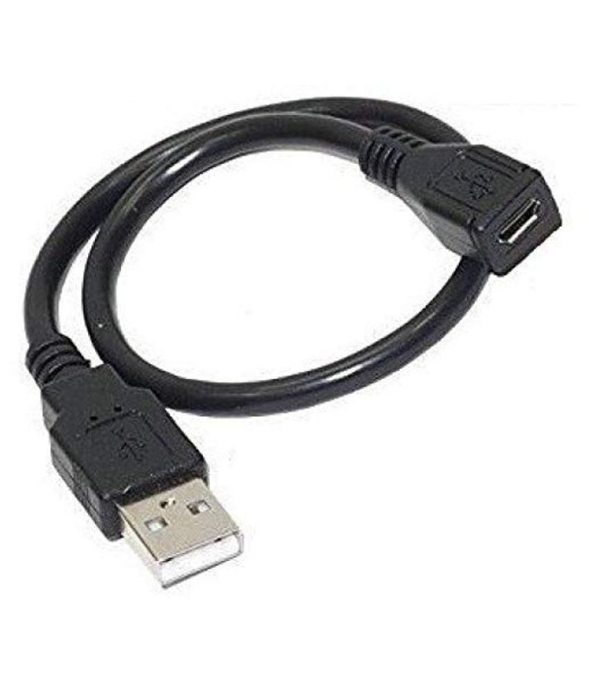 Ever Forever Micro USB Female to 3.0 USB Male Aadhar Card Device's/Female OTG Cable