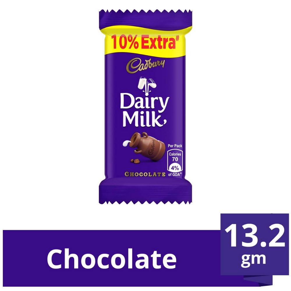 Buy CadburyDairy Milk Chocolate13.2 Gm Online ₹10 from ShopClues