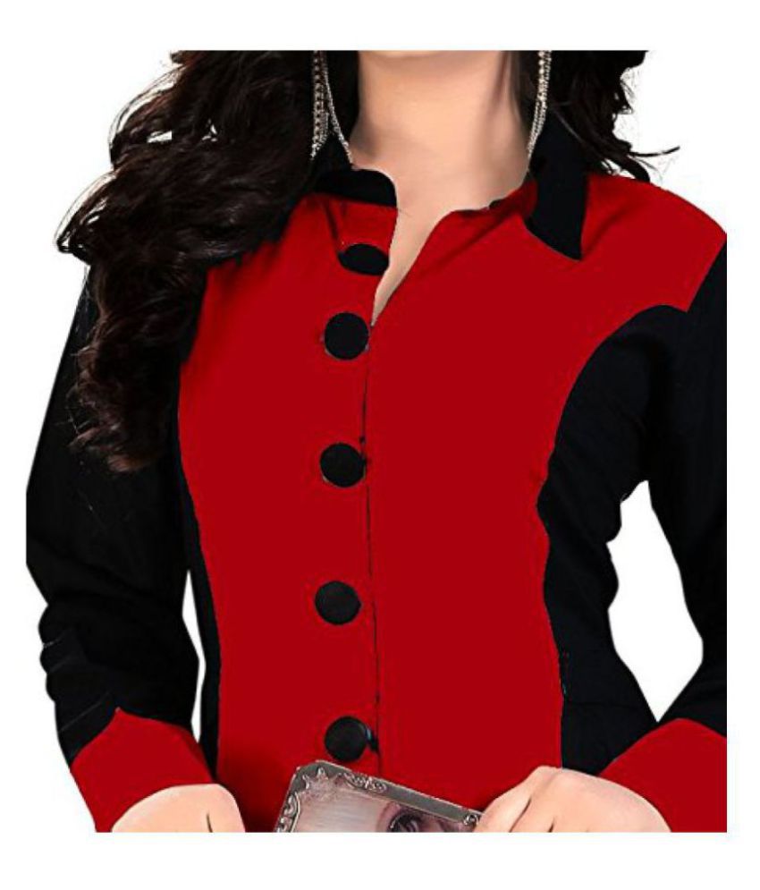 plain a line kurti