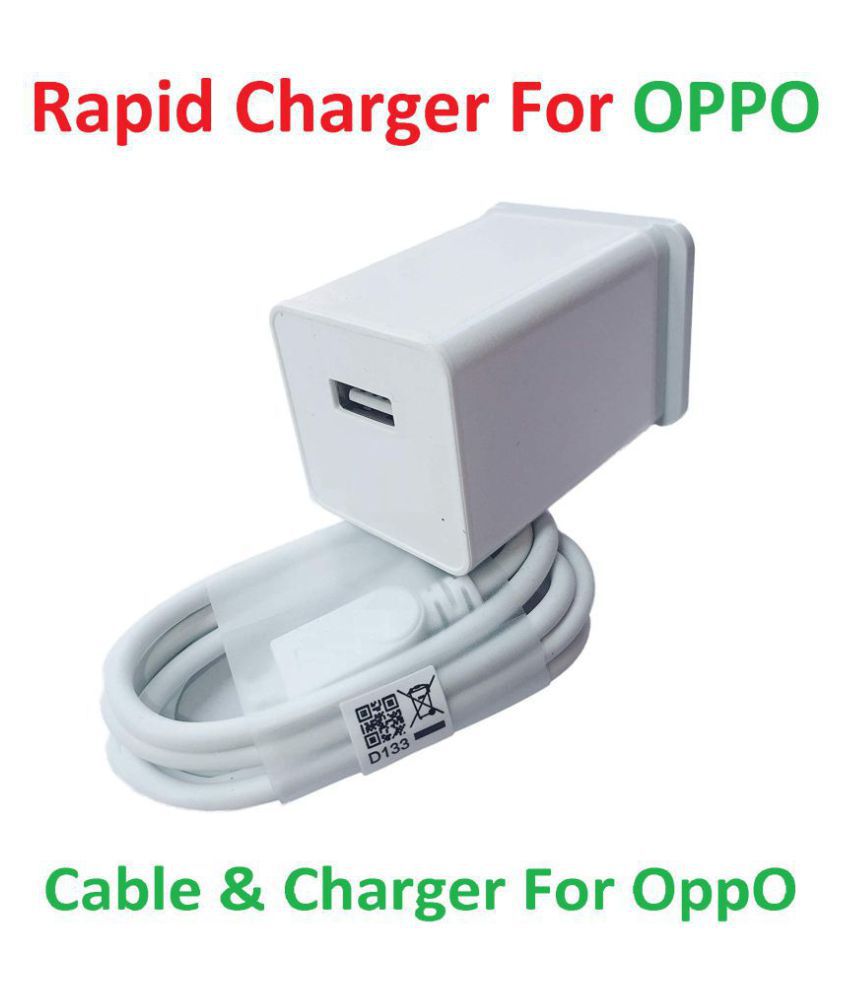 Oppo Hi Speed Mobile Charger for Oppo F1s/ F3/ F1Plus/ F9/ F5/ Youth/ F7/ A83/ A37f/ A37/ A71/ A57/ A1 White