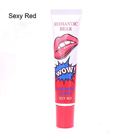 Buy Romantic Bear Wow Peel Off Long Lasting Lip Gloss Sexy Red Online