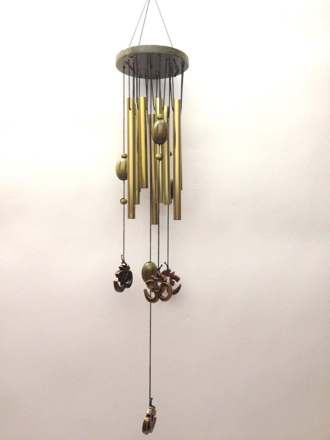 Buy GA Wind Chime Metal Pipe with OM Hanging (7 cm x 5 cm x 25 cm ...