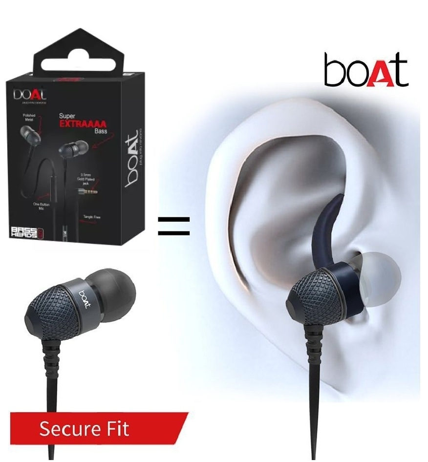 Buy ONNIX boAt BassHeads 220 Super Extra Bass Wired Headset with Mic In