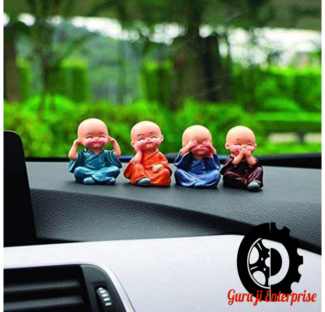 Buy Car Dashboard Accessories Set of 4 Handcrafted Miniature Decorative