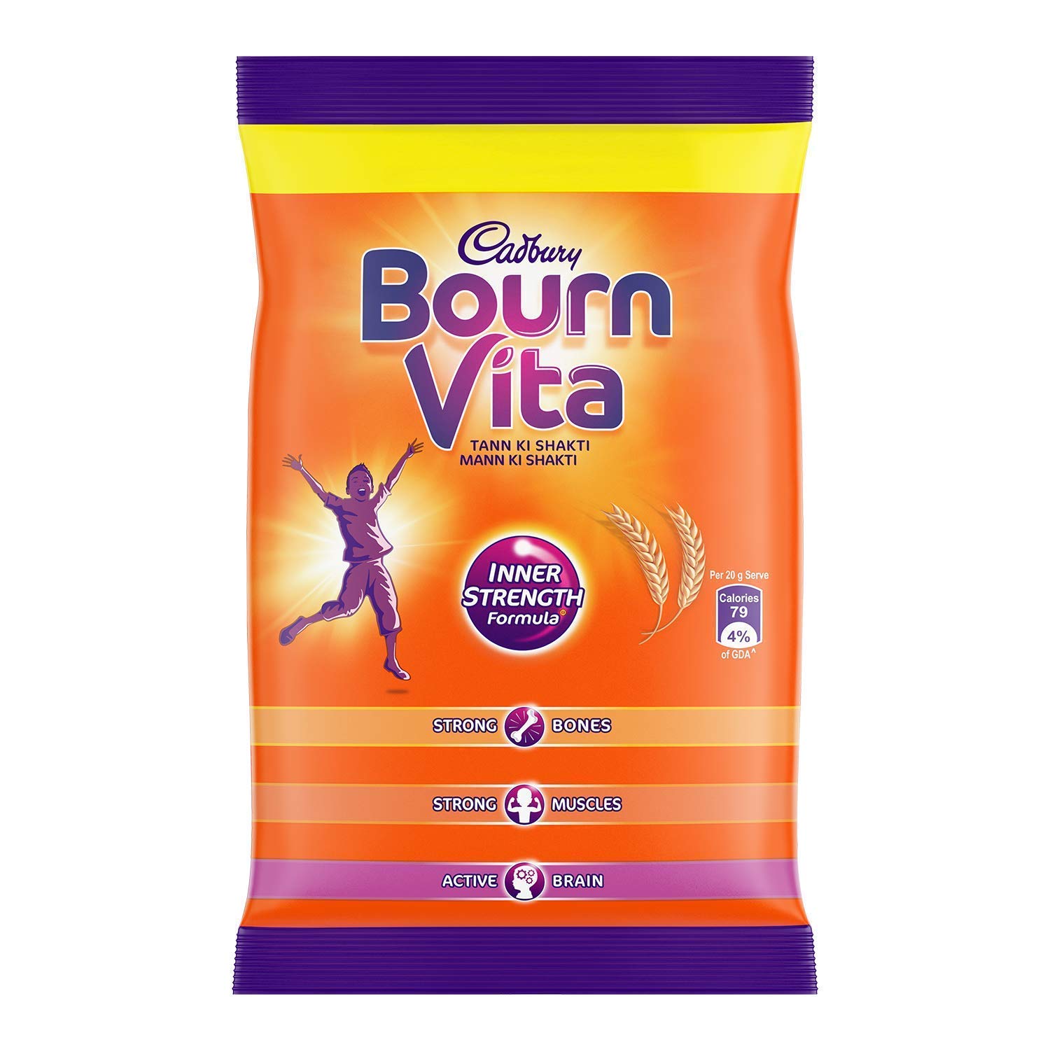 Buy Bournvita-Inner Strength Formula Health Drink Jar-500 Gm + 75 Gm ...