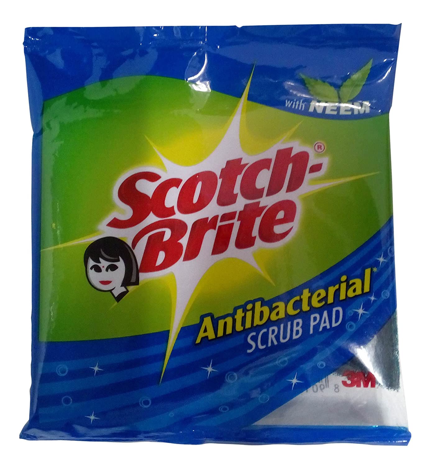 Buy Scotch Brite-anti Bacterial Scrub Pad-7*10 Cm Online @ ₹55 From 