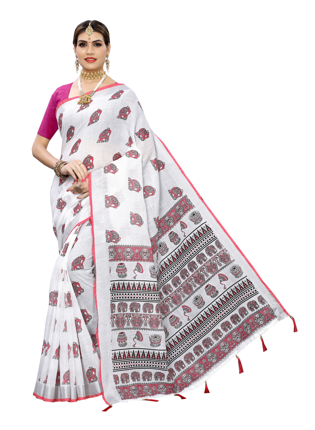 EKA SAREE EZZA BLOUSE SET - ROSE GOLD