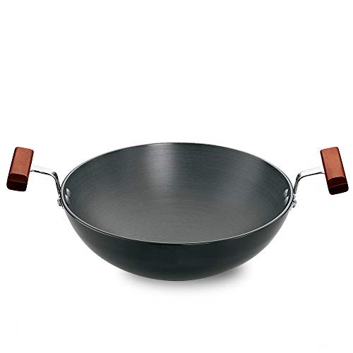 Hawkins Futura Hard Anodised Round Bottom Deep Fry Pan 22cm/1.5 Litres
