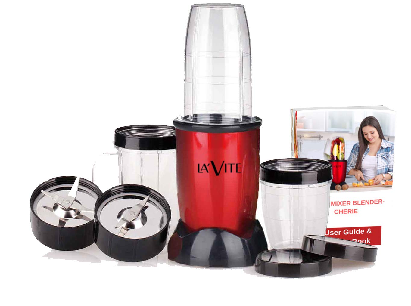 Buy La' Forte La Vite Cherie Compact Powerful Mixer Grinder Blender, 3