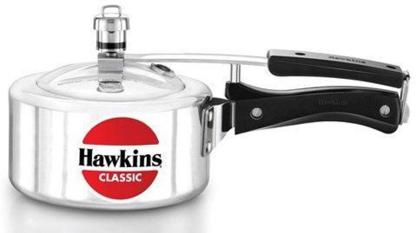 Hawkins Classic 1.5 L Inner Lid Silver Pressure Cooker Aluminium