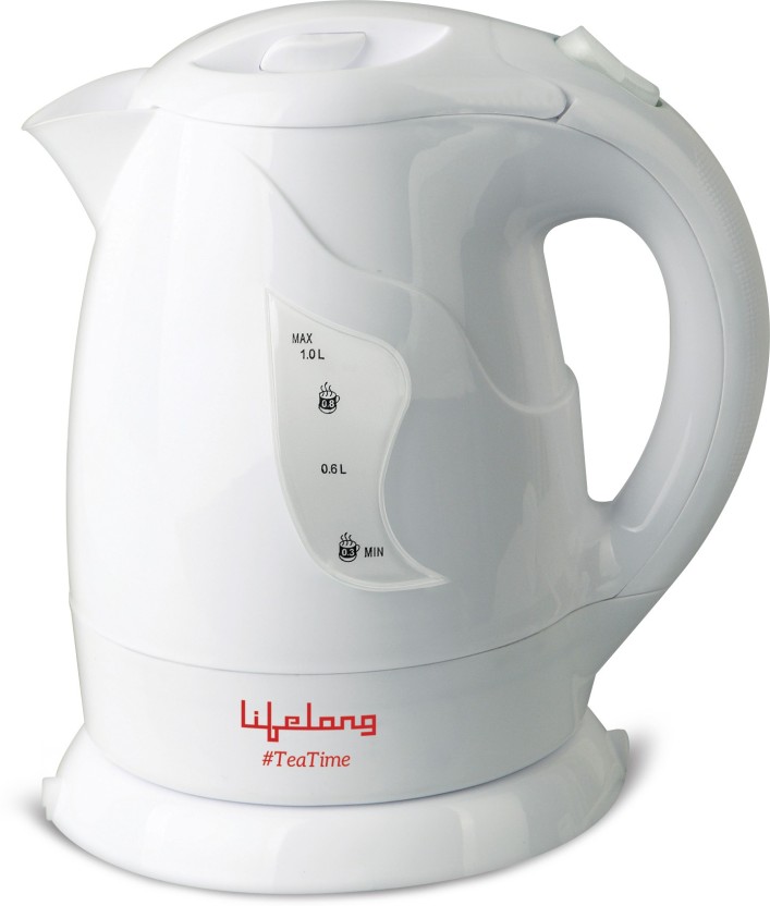 Tea Time2 Buy Lifelong Tea Time2 Electric Kettle(1 L, White) Online @ ₹789 from ...