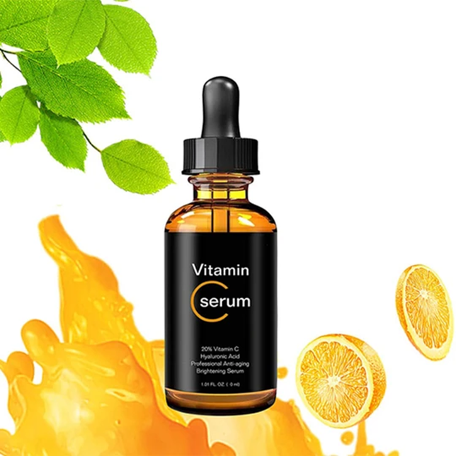 Buy (PACK OF 2) Vitamin C Serum with Vitamin E, Vegan Hyaluronic Acid ...