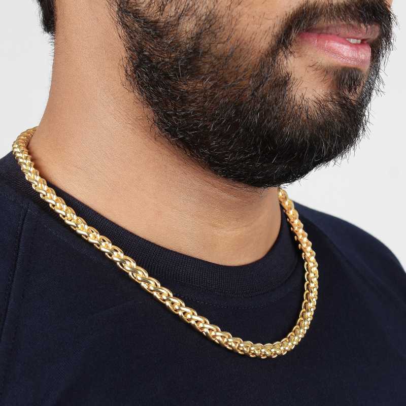 Buy Hetprit Alloy Neck Chain For Man Online - Get 52% Off