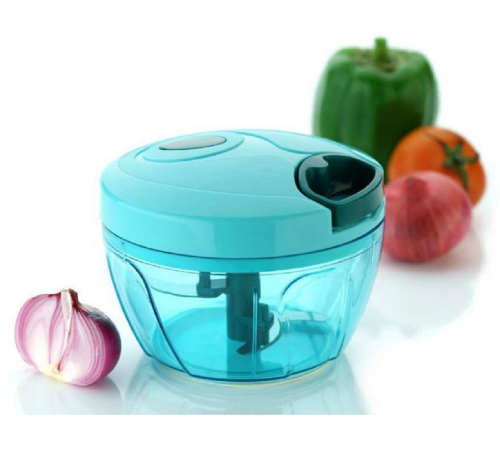 Buy Mini Manual Food Chopper Hand Held Vegetable Chopper Blender to Chop Onions Garlics