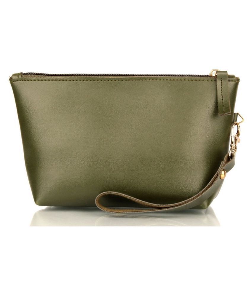 Green Cosmetic Pouch  CP GRN 005 